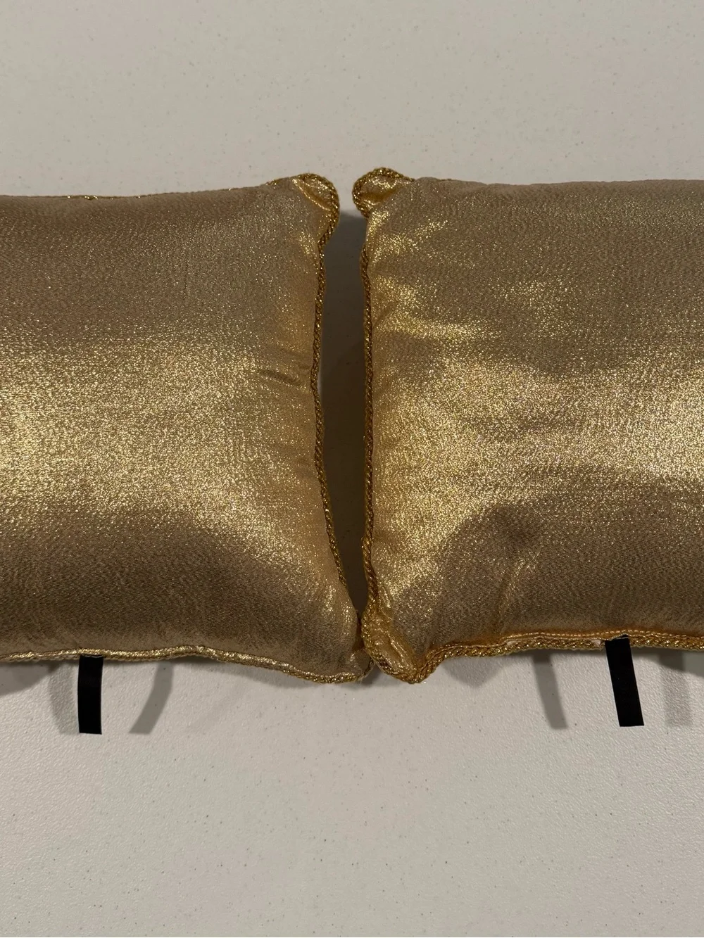 Metallic Gold Accent Throw Pillow Pair - Dakotah